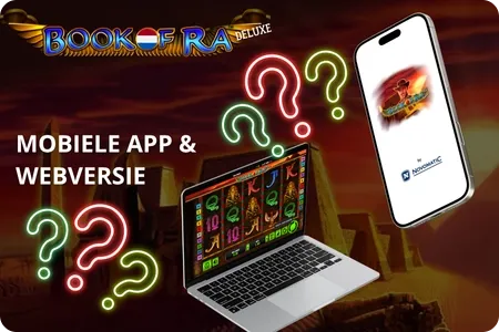App vs Webversie Book of Ra Deluxe